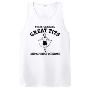 Sorry For Having Great Tits And Correct Opinions PosiCharge Competitor Tank