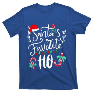 Santas Favorite Ho Funny Christmas Santa Hat Xmas Pajamas  T-Shirt