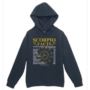 Scorpio Facts Horoscope Gift For Birthday Celebrant Gift Urban Pullover Hoodie