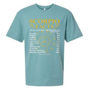 Scorpio Facts Horoscope Gift For Birthday Celebrant Gift Sueded Cloud Jersey T-Shirt