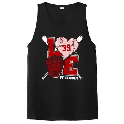 Sam Free Is Love Washington Baseball Fan Valentines Day Gift PosiCharge Competitor Tank