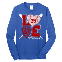 Sam Free Is Love Washington Baseball Fan Valentines Day Gift Long Sleeve Shirt