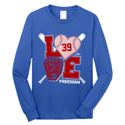 Sam Free Is Love Washington Baseball Fan Valentines Day Gift Long Sleeve Shirt