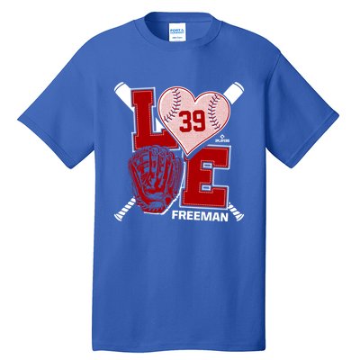 Sam Free Is Love Washington Baseball Fan Valentines Day Gift Tall T-Shirt