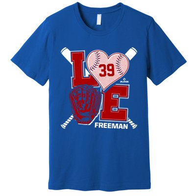 Sam Free Is Love Washington Baseball Fan Valentines Day Gift Premium T-Shirt