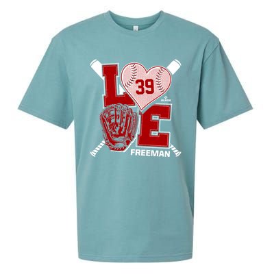 Sam Free Is Love Washington Baseball Fan Valentines Day Gift Sueded Cloud Jersey T-Shirt