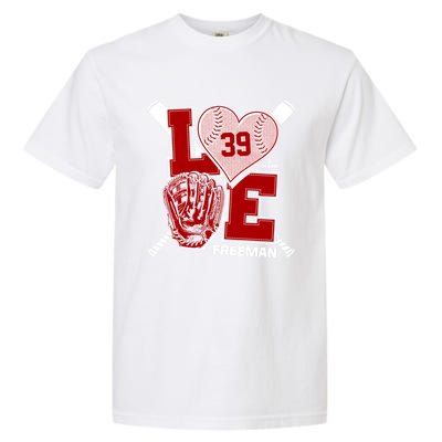 Sam Free Is Love Washington Baseball Fan Valentines Day Gift Garment-Dyed Heavyweight T-Shirt