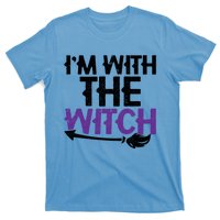 Sarcastic Funny Im With The Witch Halloween Couples Gift T-Shirt