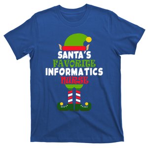 SantaS Favorite Informatics Nurse Christmas Vacation Gift T-Shirt