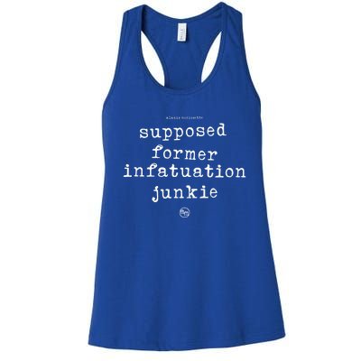 Supposed Former Infatuation Junkie Women's Racerback Tank