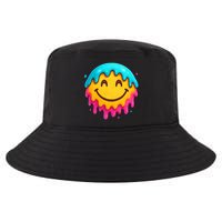 Smile Face Ice-Cream Drip Cool Comfort Performance Bucket Hat