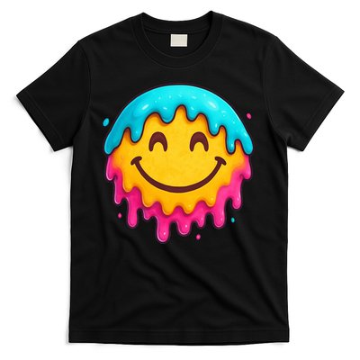 Smile Face Ice-Cream Drip T-Shirt