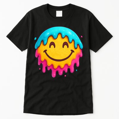 Smile Face Ice-Cream Drip Tall T-Shirt