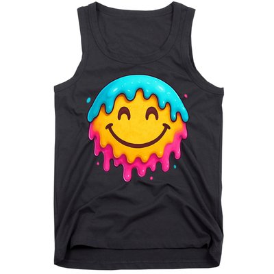 Smile Face Ice-Cream Drip Tank Top