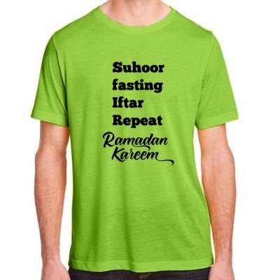 Suhoor Fasting Iftar Repeat Ramadan Kareem Routine Gift Adult ChromaSoft Performance T-Shirt