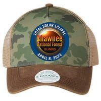 Shawnee Forest Illinois IL Total Solar Eclipse 2024 Legacy Tie Dye Trucker Hat