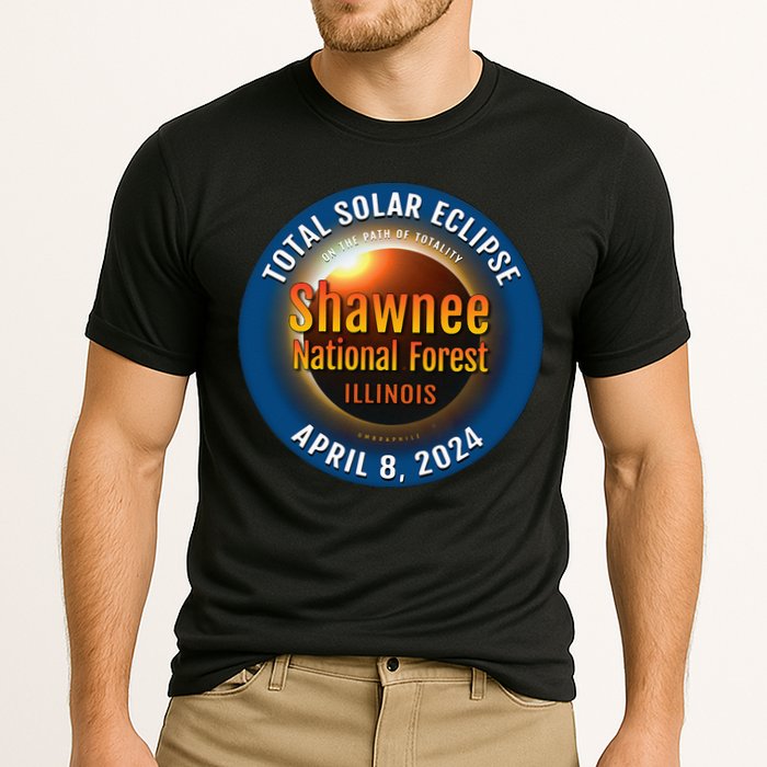 Shawnee Forest Illinois IL Total Solar Eclipse 2024 Performance Shirt