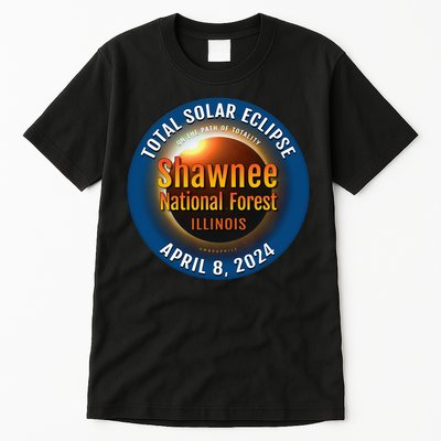 Shawnee Forest Illinois IL Total Solar Eclipse 2024 Tall T-Shirt