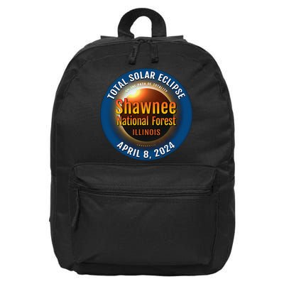 Shawnee Forest Illinois IL Total Solar Eclipse 2024 16 in Basic Backpack