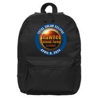 Shawnee Forest Illinois IL Total Solar Eclipse 2024 16 in Basic Backpack