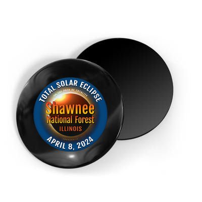 Shawnee Forest Illinois IL Total Solar Eclipse 2024 Magnet