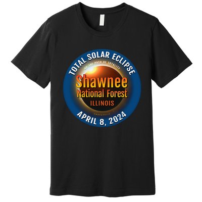 Shawnee Forest Illinois IL Total Solar Eclipse 2024 Premium T-Shirt