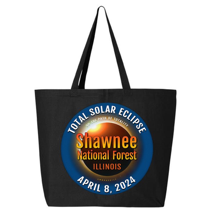 Shawnee Forest Illinois IL Total Solar Eclipse 2024 25L Jumbo Tote