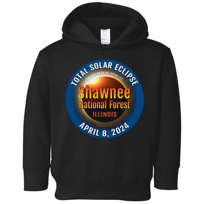 Shawnee Forest Illinois IL Total Solar Eclipse 2024 Toddler Hoodie