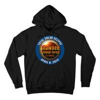 Shawnee Forest Illinois IL Total Solar Eclipse 2024 Tall Hoodie