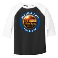 Shawnee Forest Illinois IL Total Solar Eclipse 2024 Toddler Fine Jersey T-Shirt