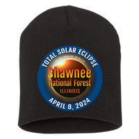 Shawnee Forest Illinois IL Total Solar Eclipse 2024 Short Acrylic Beanie