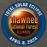 Shawnee Forest Illinois IL Total Solar Eclipse 2024 Cotton Canvas Backpack