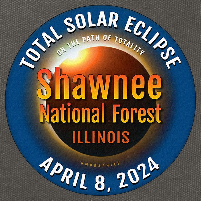 Shawnee Forest Illinois IL Total Solar Eclipse 2024 Cotton Canvas Backpack