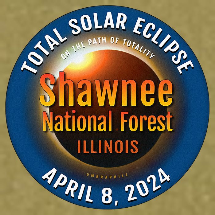Shawnee Forest Illinois IL Total Solar Eclipse 2024 Garment-Dyed Women's Muscle Tee