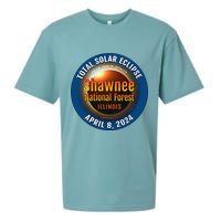Shawnee Forest Illinois IL Total Solar Eclipse 2024 Sueded Cloud Jersey T-Shirt