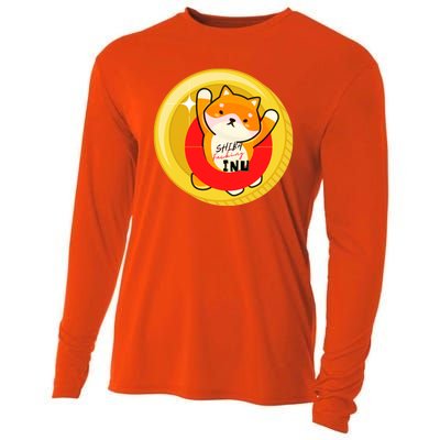 Shiba Fcking Inu Cooling Performance Long Sleeve Crew