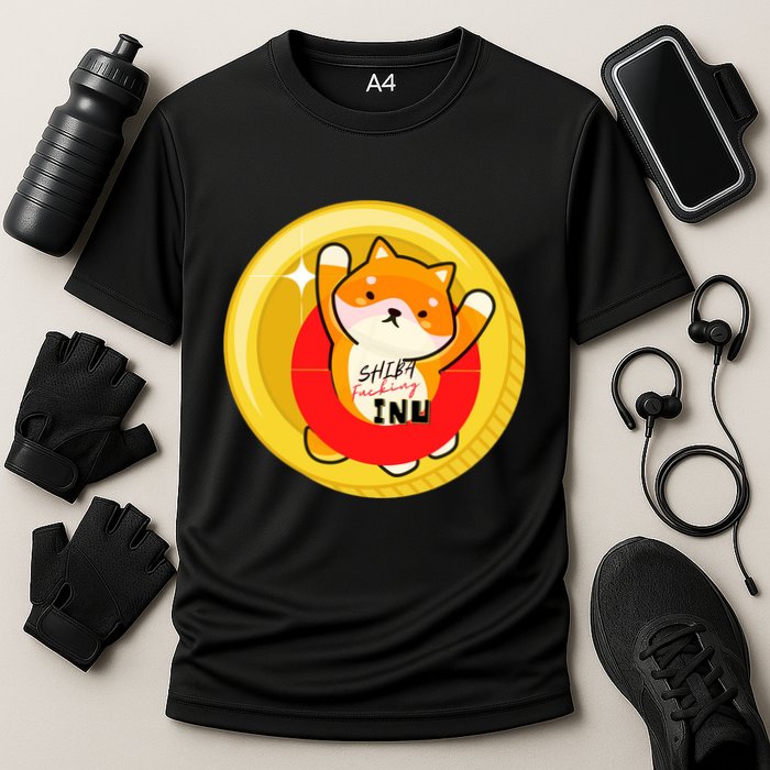 Shiba Fcking Inu Cooling Performance Crew T-Shirt