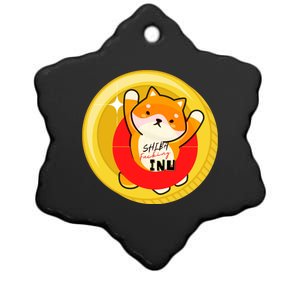 Shiba Fcking Inu Ceramic Star Ornament