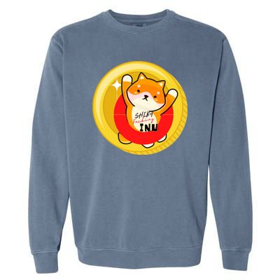 Shiba Fcking Inu Garment-Dyed Sweatshirt