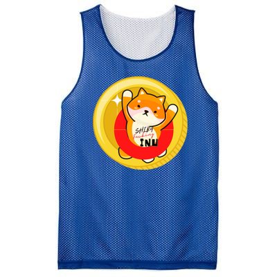 Shiba Fcking Inu Mesh Reversible Basketball Jersey Tank