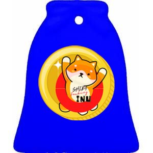 Shiba Fcking Inu Ceramic Bell Ornament