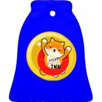 Shiba Fcking Inu Ceramic Bell Ornament