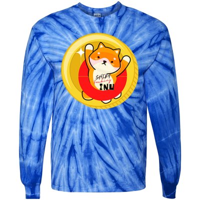 Shiba Fcking Inu Tie-Dye Long Sleeve Shirt