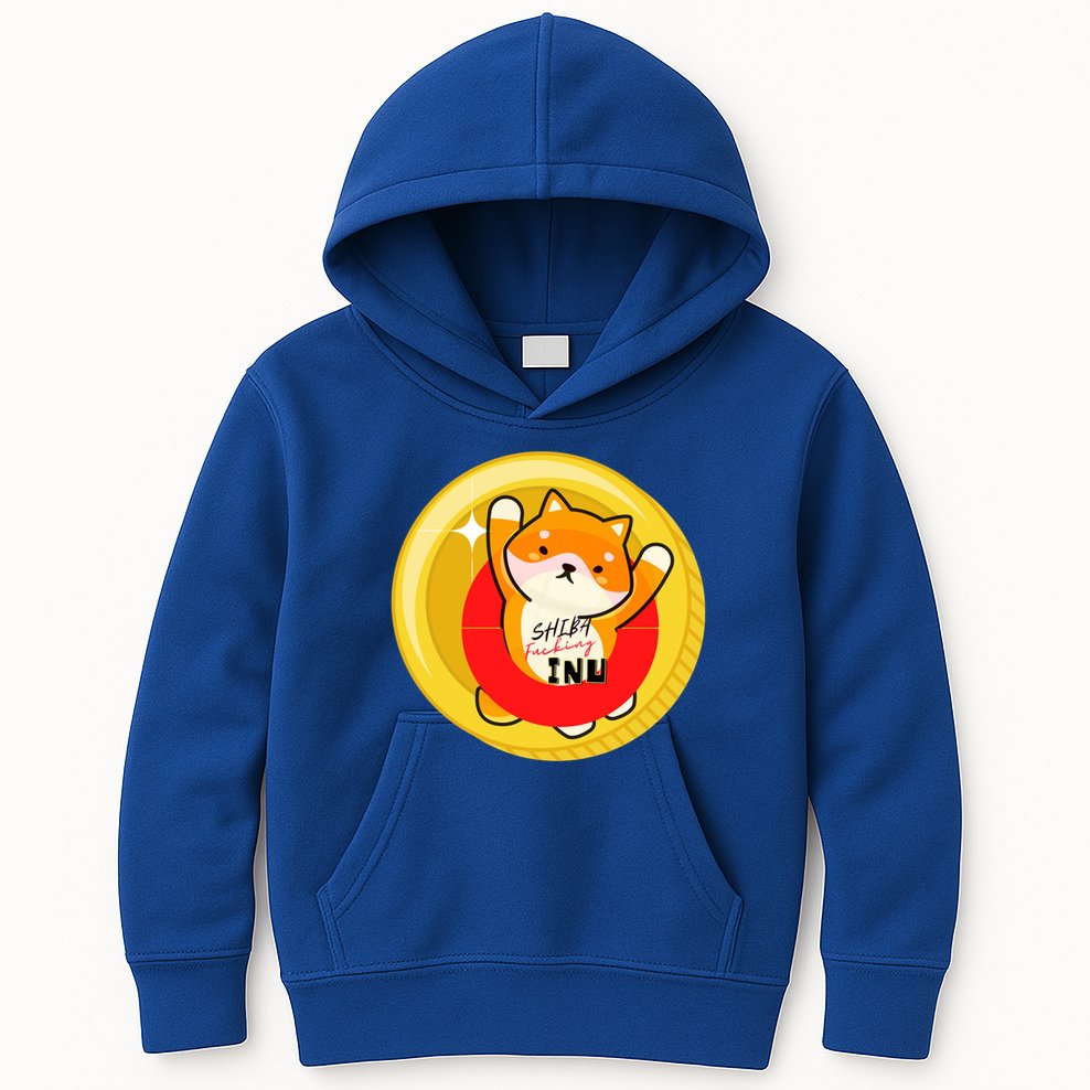 Shiba Fcking Inu Kids Hoodie