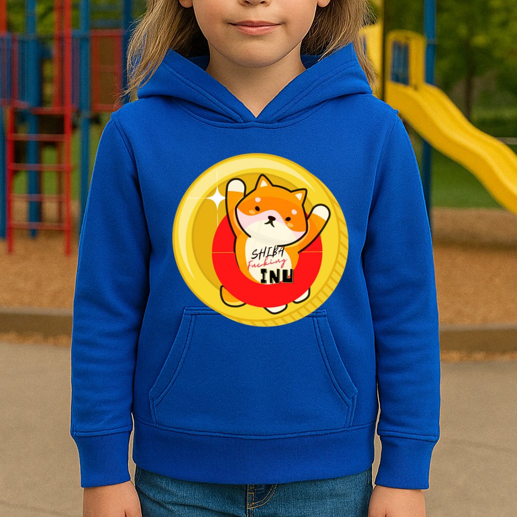 Shiba Fcking Inu Kids Hoodie