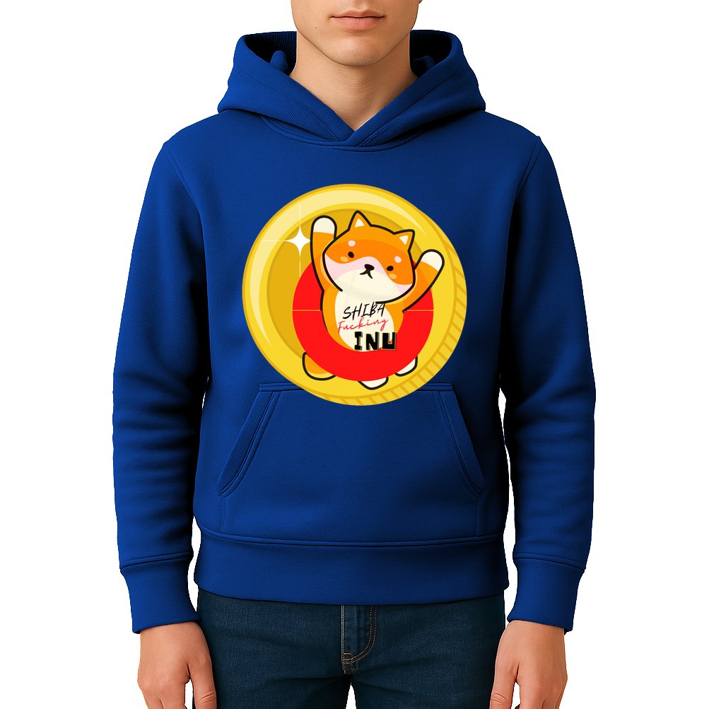 Shiba Fcking Inu Kids Hoodie