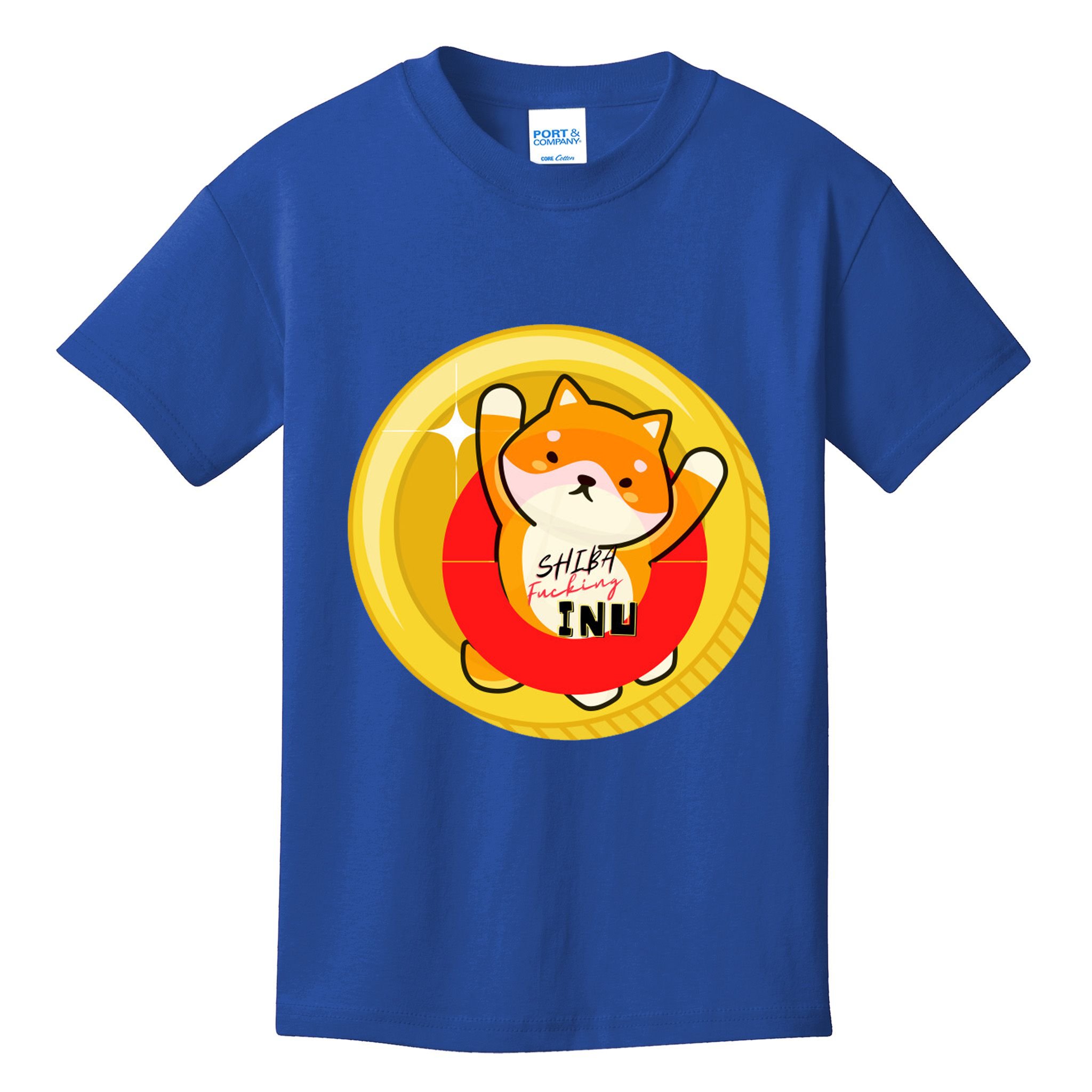 Shiba Fcking Inu Kids T-Shirt