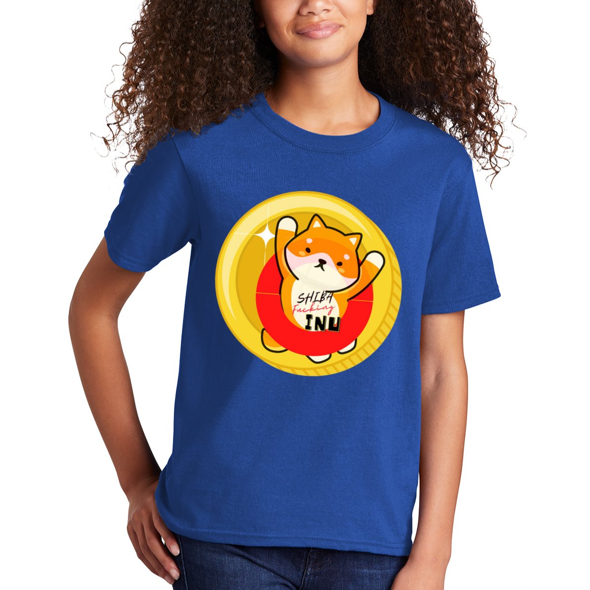 Shiba Fcking Inu Kids T-Shirt