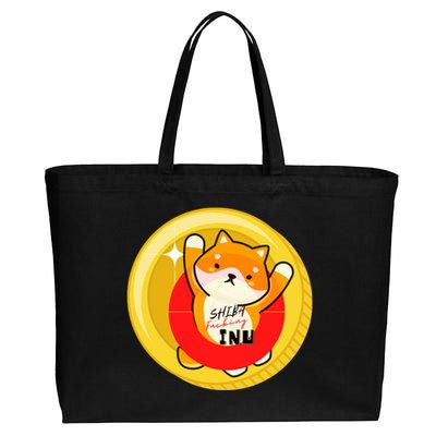 Shiba Fcking Inu Cotton Canvas Jumbo Tote