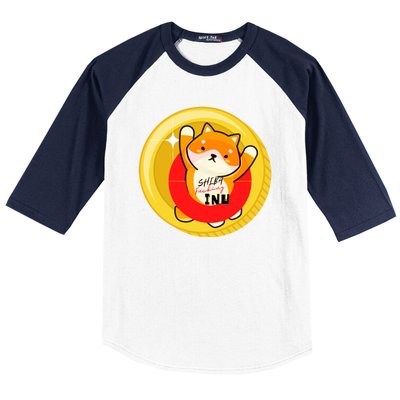 Shiba Fcking Inu Baseball Sleeve Shirt